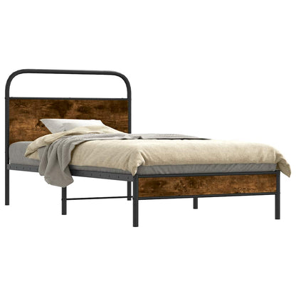 Giroletto senza Materasso Rovere Fumo 90x200 cm in Truciolato