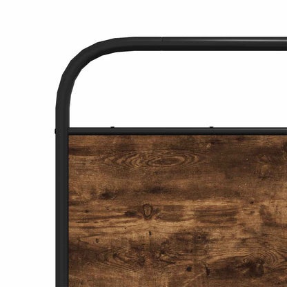 Giroletto senza Materasso Rovere Fumo 100x200 cm in Truciolato - homemem39