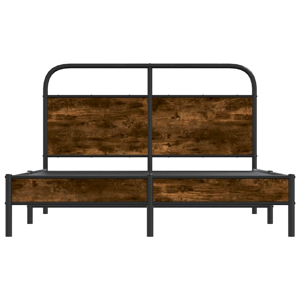 Giroletto senza Materasso Rovere Fumo 120x200 cm in Truciolato