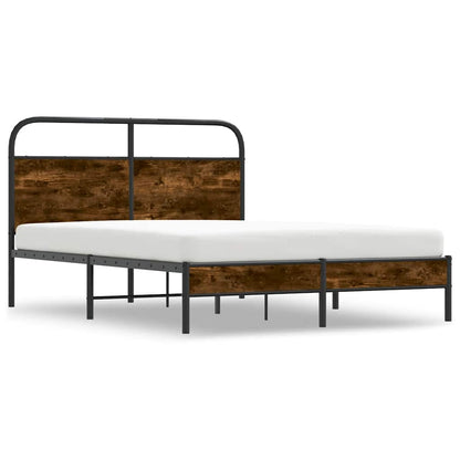 Giroletto senza Materasso Rovere Fumo 140x190 cm in Truciolato