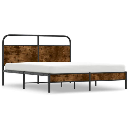 Giroletto senza Materasso Rovere Fumo 150x200 cm in Truciolato