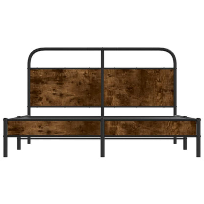 Giroletto senza Materasso Rovere Fumo 160x200 cm in Truciolato