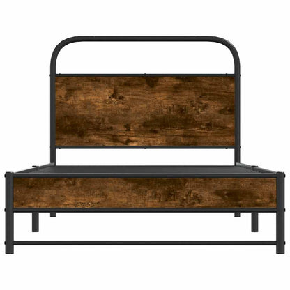 Giroletto senza Materasso Rovere Fumo 90x190 cm in Truciolato