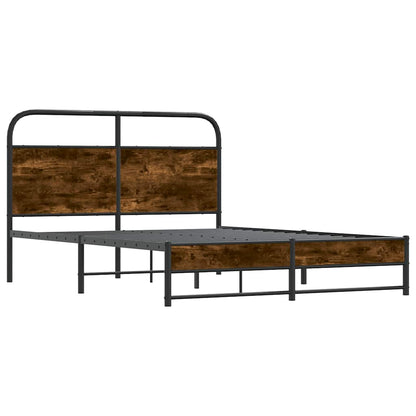 Giroletto senza Materasso Rovere Fumo 120x190 cm in Truciolato