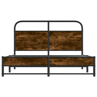 Giroletto senza Materasso Rovere Fumo 135x190 cm in Truciolato