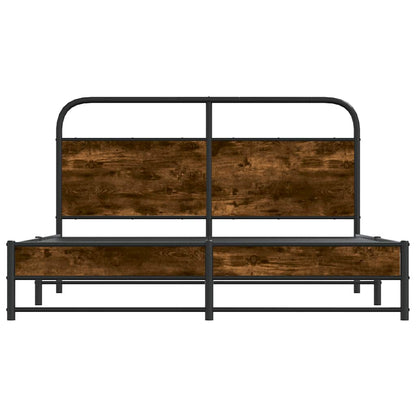 Giroletto senza Materasso Rovere Fumo 150x200 cm in Truciolato