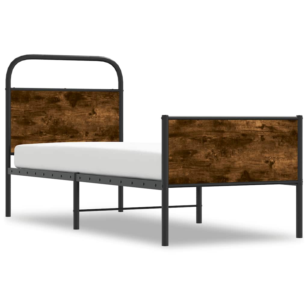 Giroletto senza Materasso Rovere Sonoma 75x190 cm in Truciolato