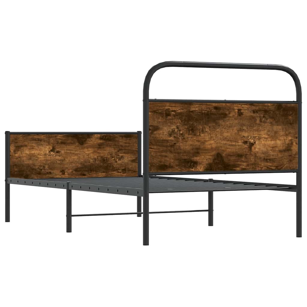 Giroletto senza Materasso Rovere Sonoma 90x200 cm in Truciolato