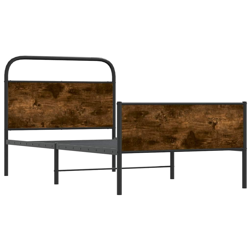 Giroletto senza Materasso Rovere Sonoma 100x190cm in Truciolato