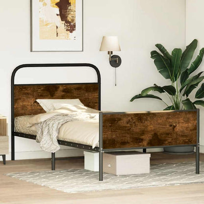 Giroletto senza Materasso Rovere Sonoma 100x190cm in Truciolato