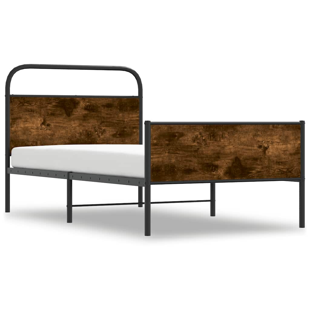 Giroletto senza Materasso Rovere Sonoma 100x200cm in Truciolato