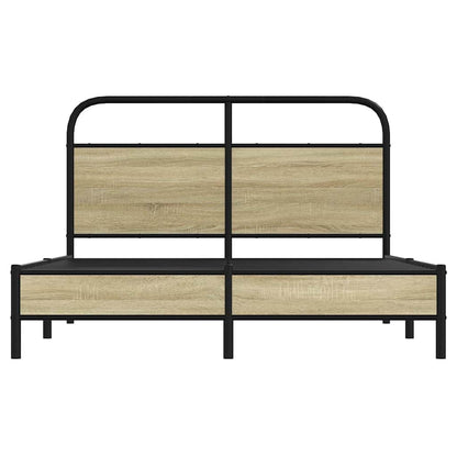 Giroletto senza Materasso Rovere Sonoma 140x190cm in Truciolato