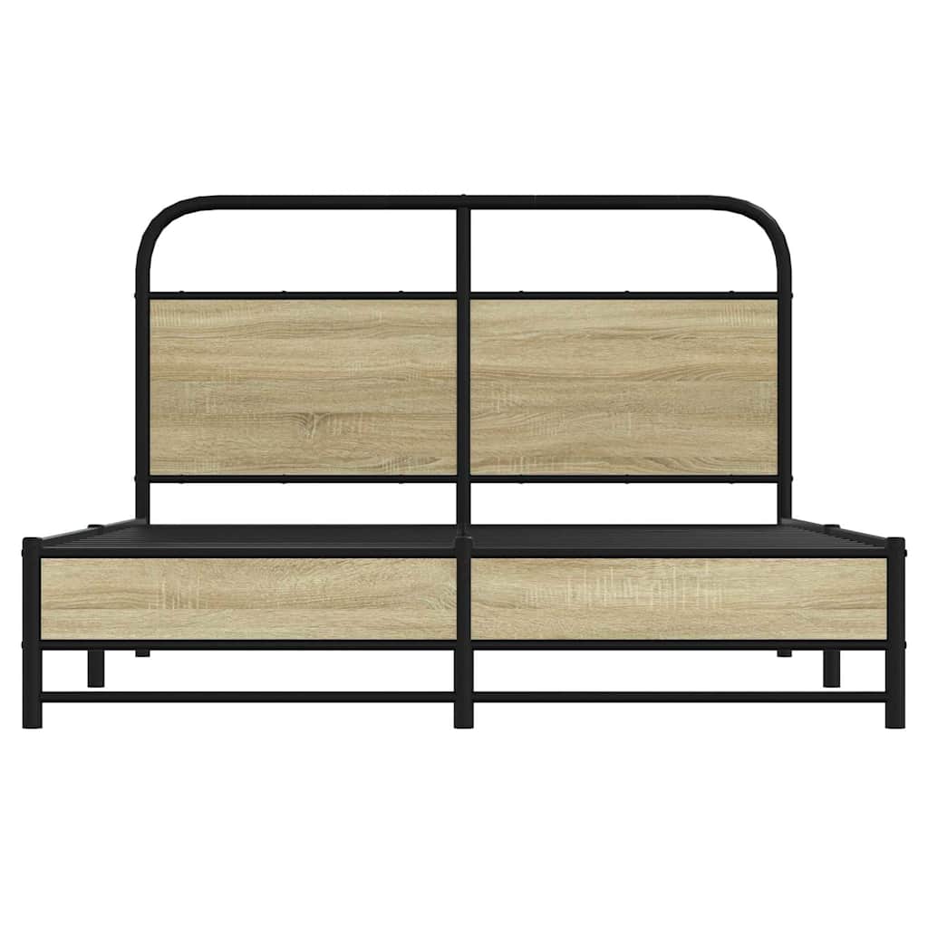 Giroletto senza Materasso Rovere Sonoma 135x190cm in Truciolato