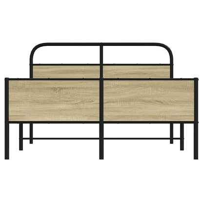 Giroletto senza Materasso Rovere Sonoma 140x190cm in Truciolato