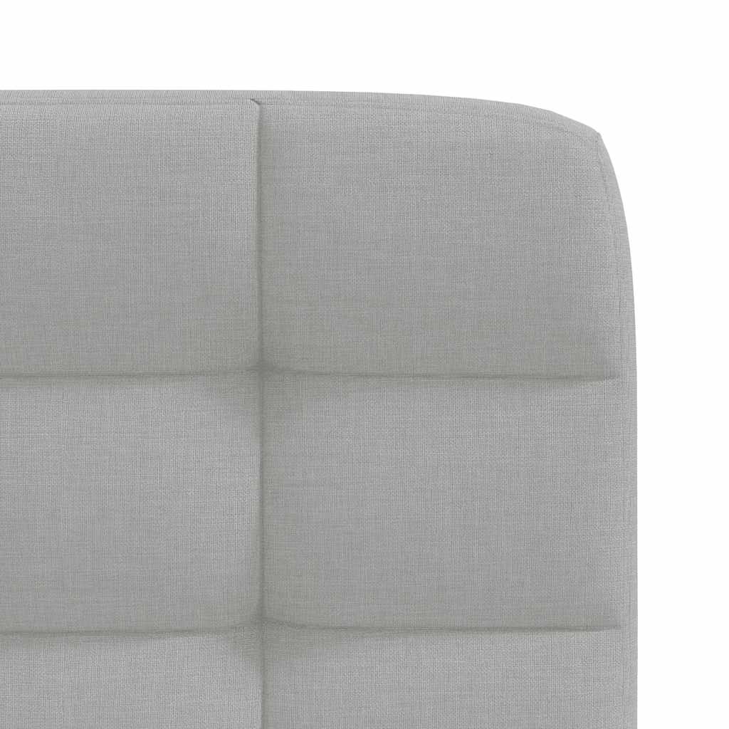 Sedie da Pranzo 4 pz Grigio Nuvola in Tessuto