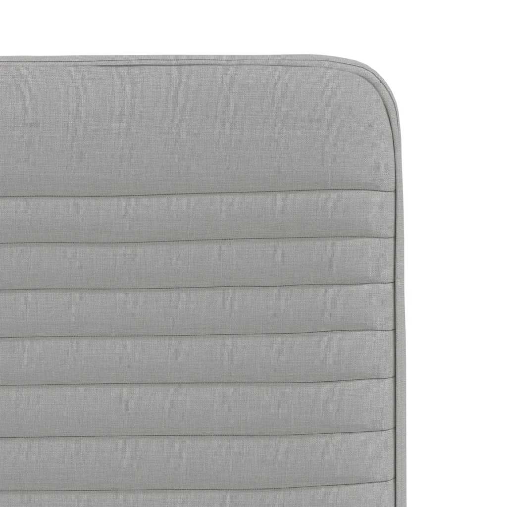 Sedie da Pranzo 4 pz Grigio Nuvola in Tessuto
