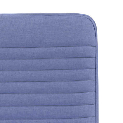 Sedie da Pranzo 4 pz Blu Jeans in Tessuto