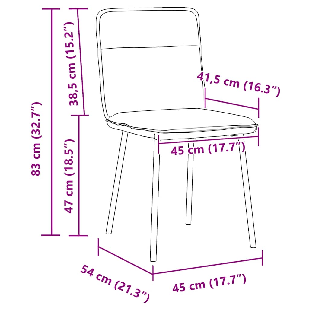 Sedie da Pranzo 4 pz Grigio Chiaro in Velluto