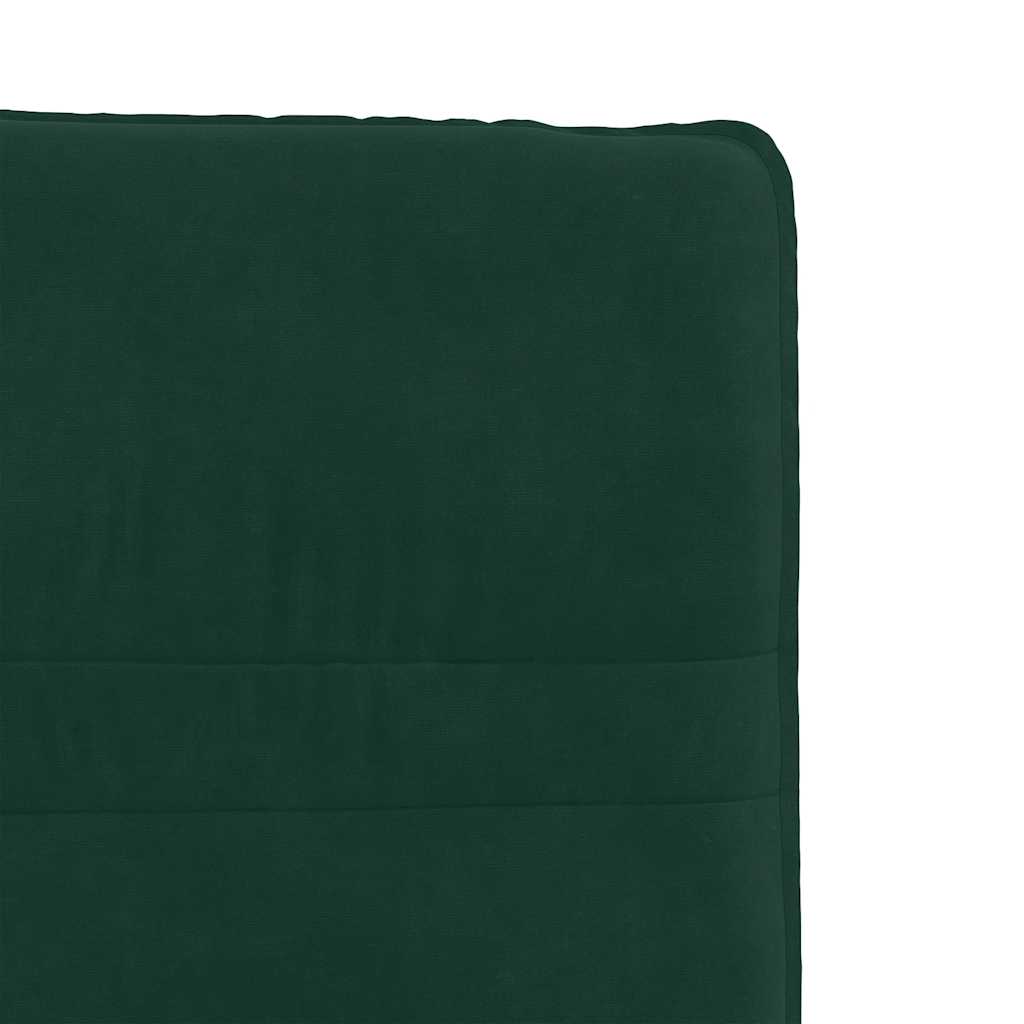 Sedie da Pranzo 4 pz Verde Scuro in Velluto | homemem39