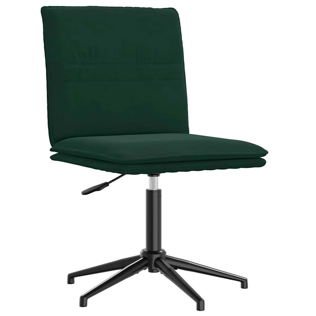 Sedie da Pranzo 2 pz Verde Scuro in Velluto | homemem39