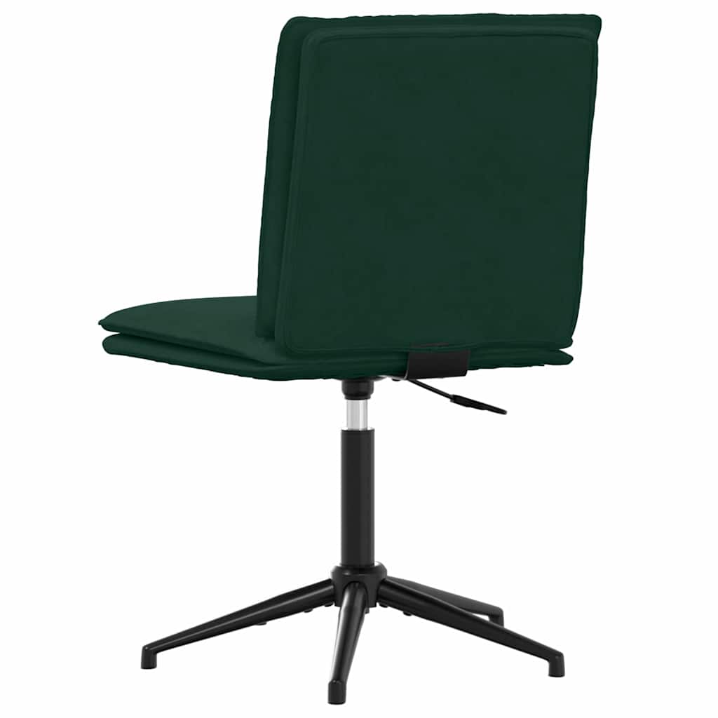 Sedie da Pranzo 2 pz Verde Scuro in Velluto | homemem39