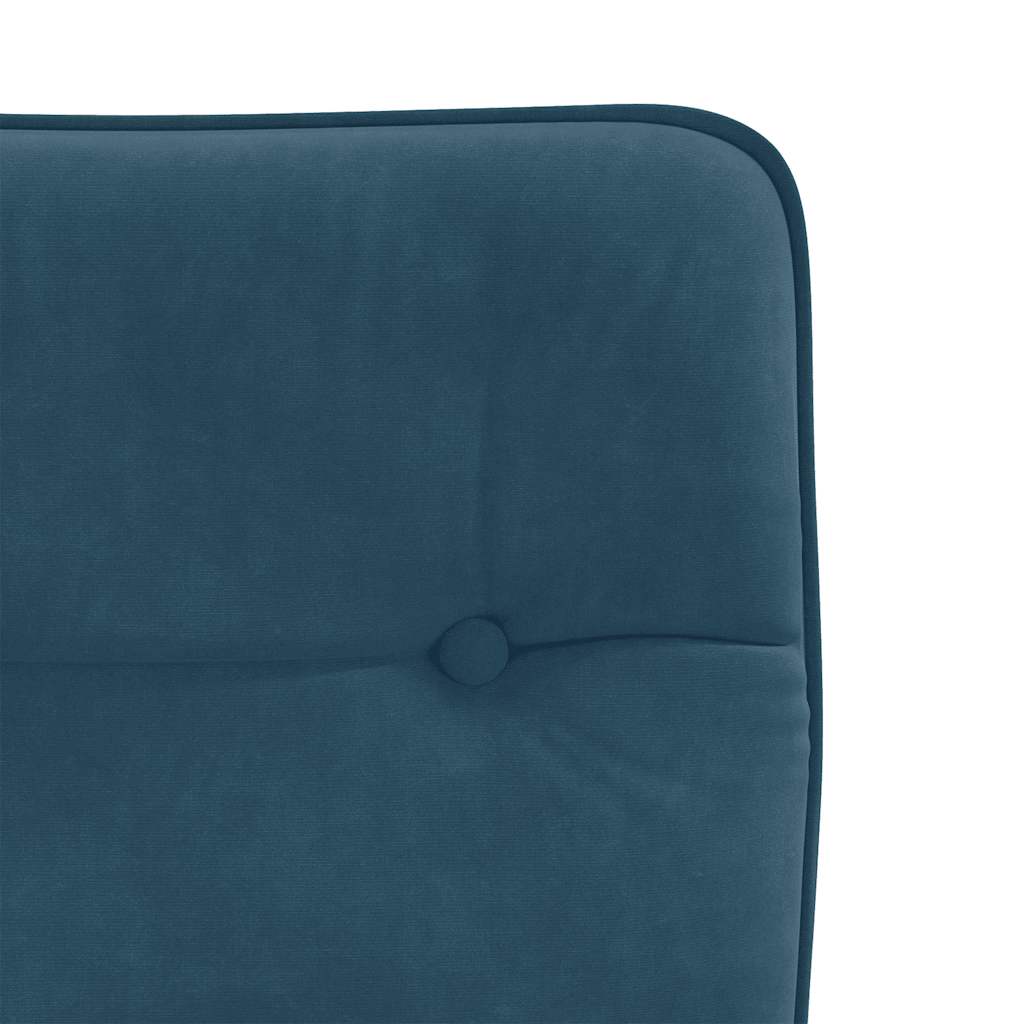 Sedie da Pranzo 4 pz Blu in Velluto | homemem39