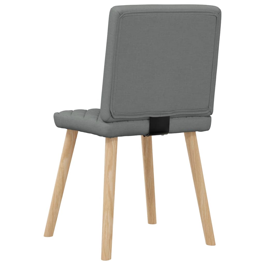 Sedie da Pranzo 6 pz Grigio Scuro in Tessuto | homemem39