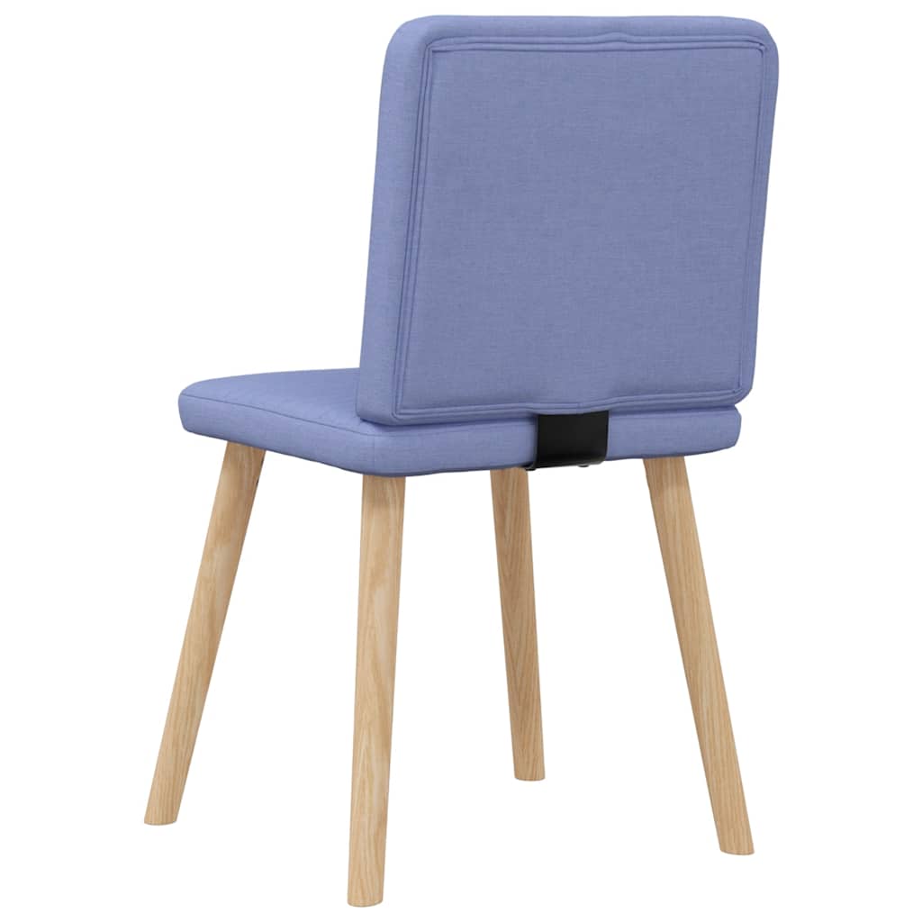 Sedie da Pranzo 6 pz Blu Jeans in Tessuto | homemem39