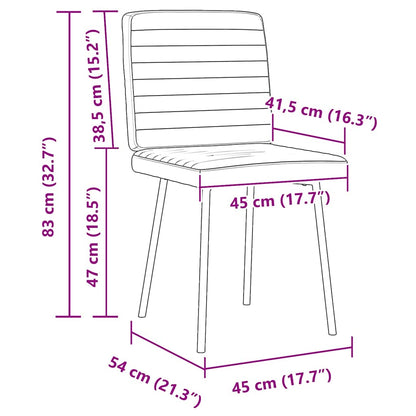 Sedie da Pranzo 6 pz Grigio Chiaro in Velluto