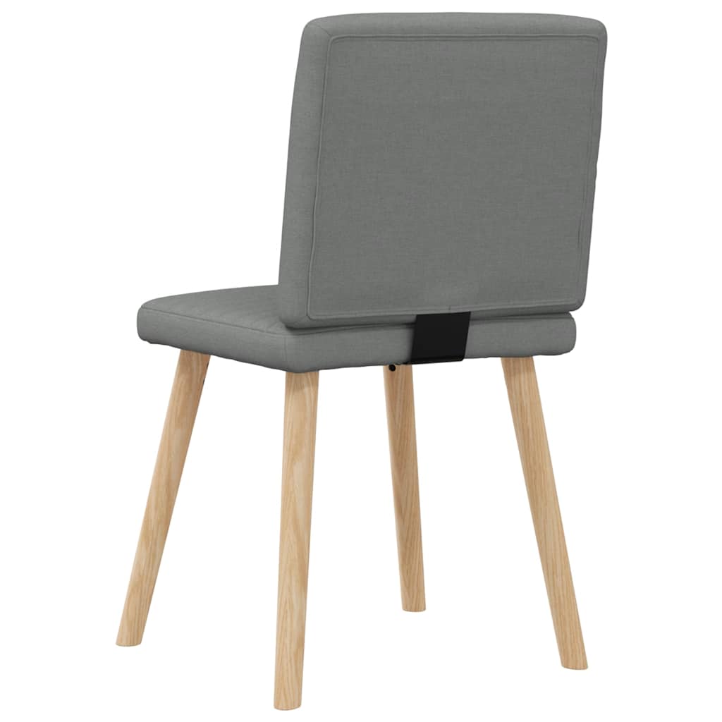 Sedie da Pranzo 6 pz Grigio Scuro in Tessuto | homemem39