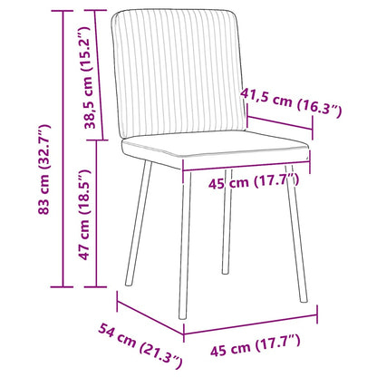 Sedie da Pranzo 6 pz Grigio Chiaro in Velluto