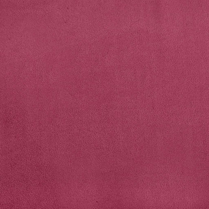 Sedie da Pranzo 6 pz Rosso Vino in Velluto | homemem39