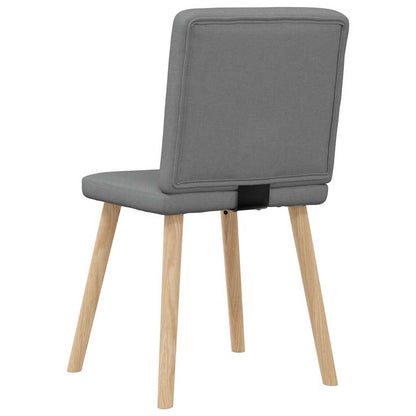 Sedie da Pranzo 6 pz Grigio Scuro in Tessuto | homemem39