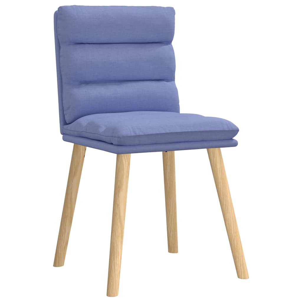 Sedie da Pranzo 6 pz Blu Jeans in Tessuto | homemem39