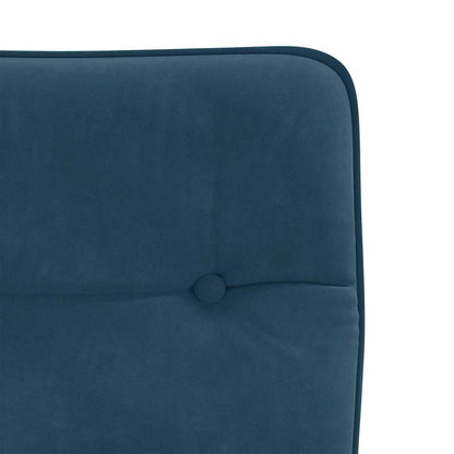 Sedie da Pranzo 6 pz Blu in Velluto | homemem39
