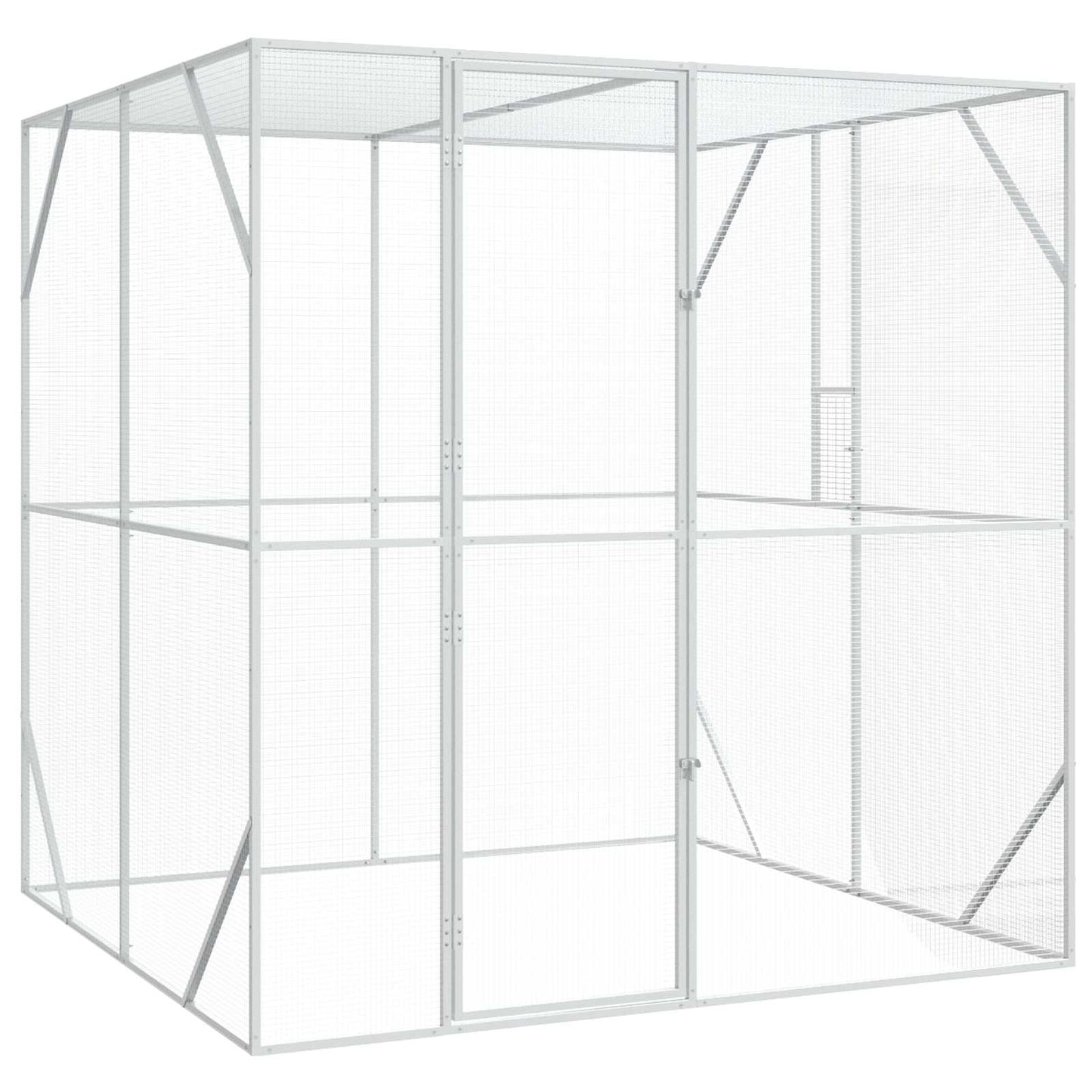 Gabbia per uccelli Antracite 209 x 202 x 214 cm Acciaio zincato | homemem39