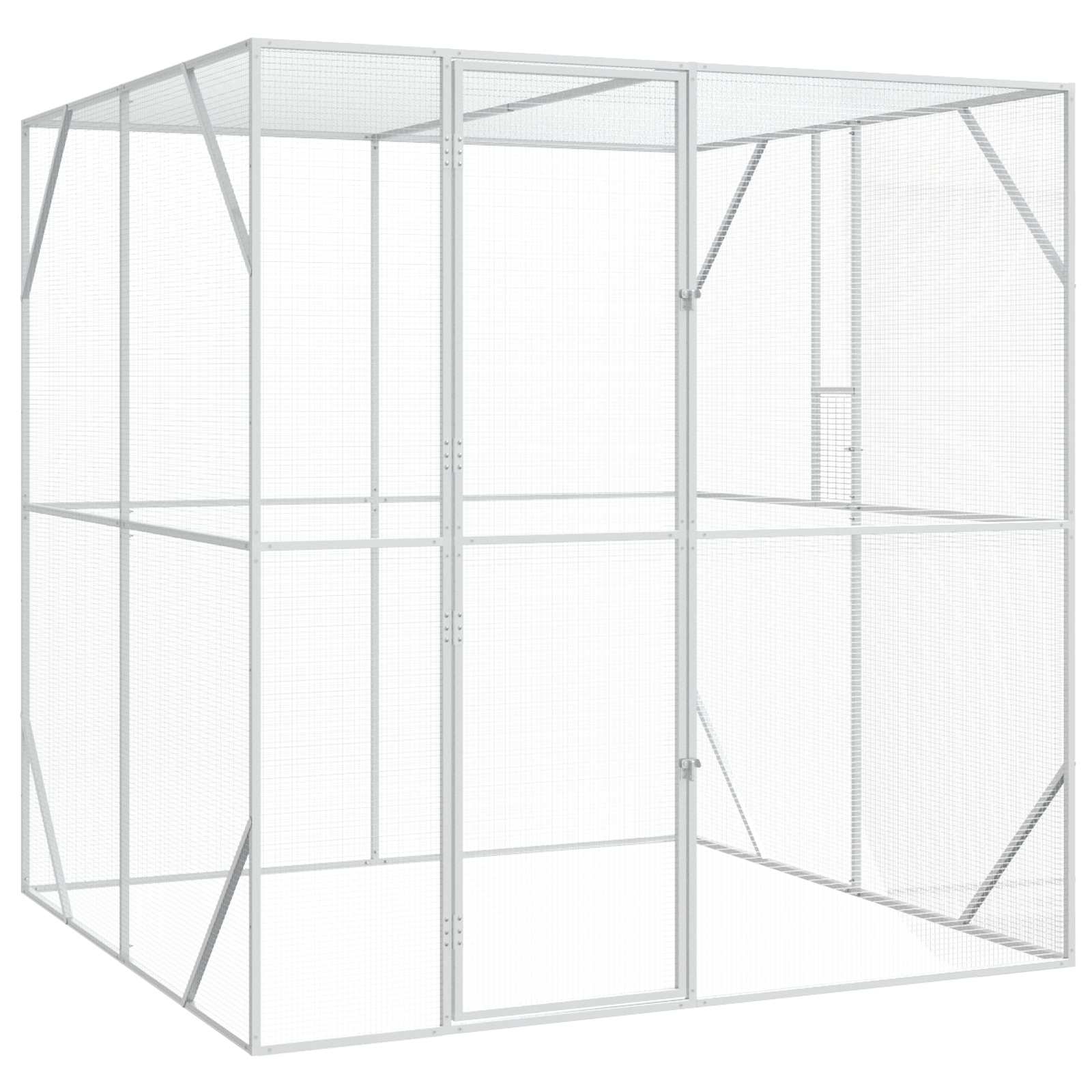 Gabbia per uccelli Antracite 209 x 202 x 214 cm Acciaio zincato | homemem39