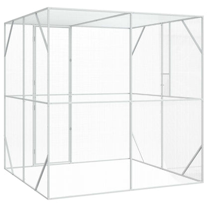 Gabbia per uccelli Antracite 209 x 202 x 214 cm Acciaio zincato | homemem39