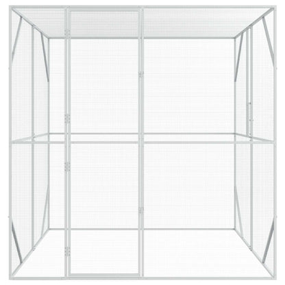 Gabbia per uccelli Antracite 209 x 202 x 214 cm Acciaio zincato