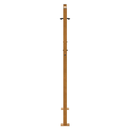 Cancello da giardino 100x125 cm in acciaio corten design leggero | homemem39