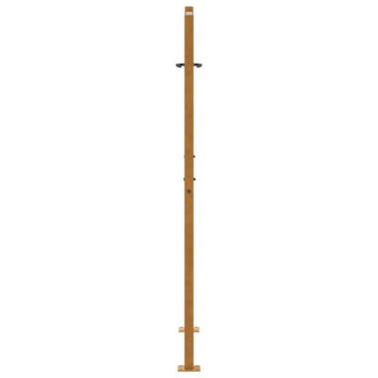 Cancello da giardino 100x150 cm in acciaio corten design leggero | homemem39
