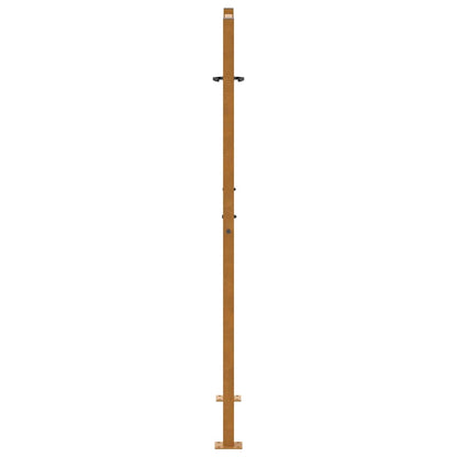 Cancello da giardino 100x150 cm in acciaio corten design ondulato | homemem39