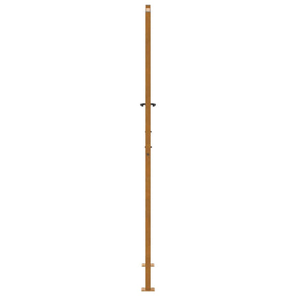 Cancello da giardino 100x200 cm in acciaio corten design ondulato | homemem39