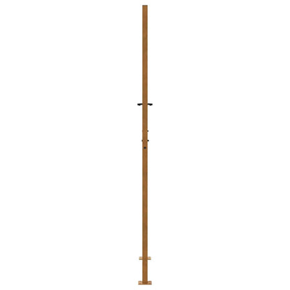 Cancello da giardino 100x200 cm in acciaio corten con design a traccia | homemem39