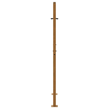 Cancello da giardino 100x150 cm in acciaio corten con design a fiamma | homemem39