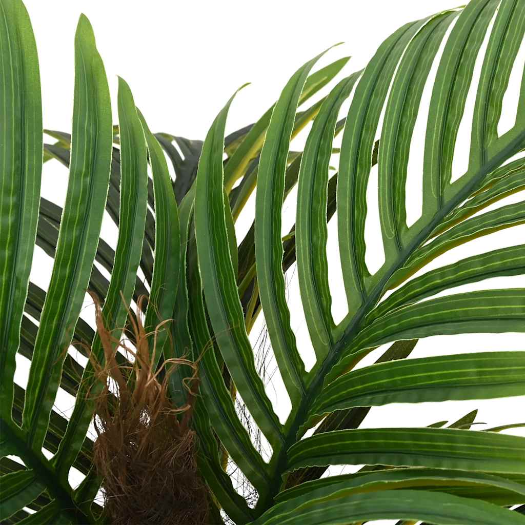 Palma Artificiale 6 Foglie 100 cm Verde | homemem39