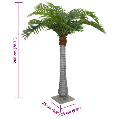 Palma Artificiale 15 Foglie 200 cm Verde | homemem39
