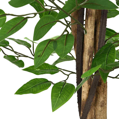 Pianta di Ficus Artificiale 788 Foglie 120 cm Verde | homemem39