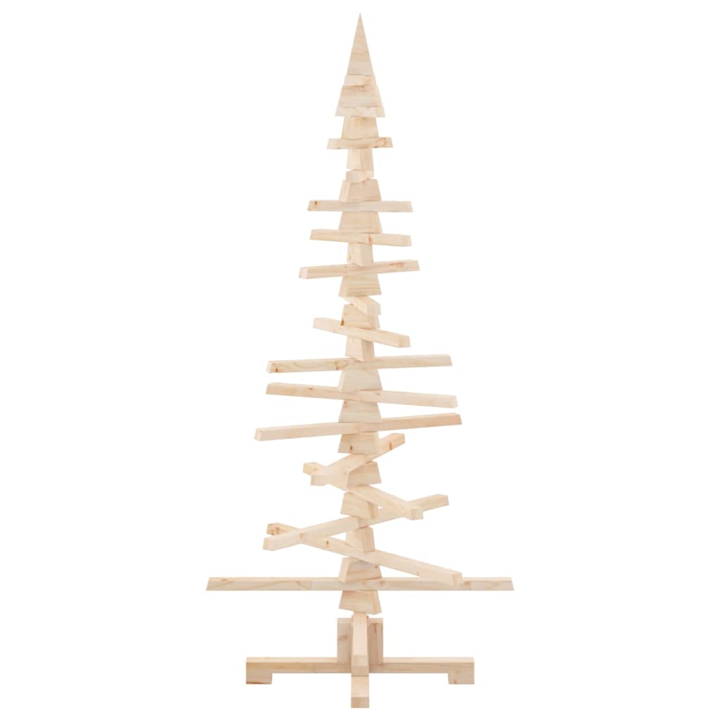 Albero di Natale in legno per decorazioni 150 cm in legno massello di pino | homemem39