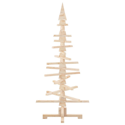 Albero di Natale in legno per decorazioni 150 cm in legno massello di pino | homemem39